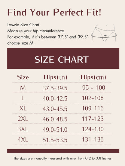 LOSWIE®Women's High-Absorbency ZeroLeak Panties