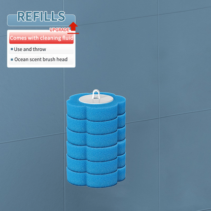 🏆¡¡¡PRECIO ESPECIAL DE LA SEMANA!!!✨Juego de escobilla de baño innovador para montar en la pared 🚽