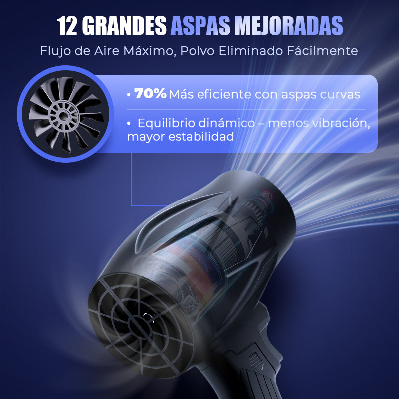 🌪️ Mitad de precio por tiempo limitado - Ventilador portátil Turbo Blower