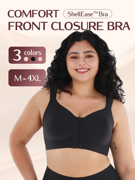 LOSWIE® ShellEase™Bra Comfort Front Closure Bra