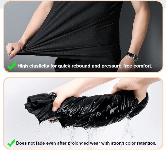 🔥END OF SEASON SALE 50% OFF🔥Ice Silk Men's Shirt