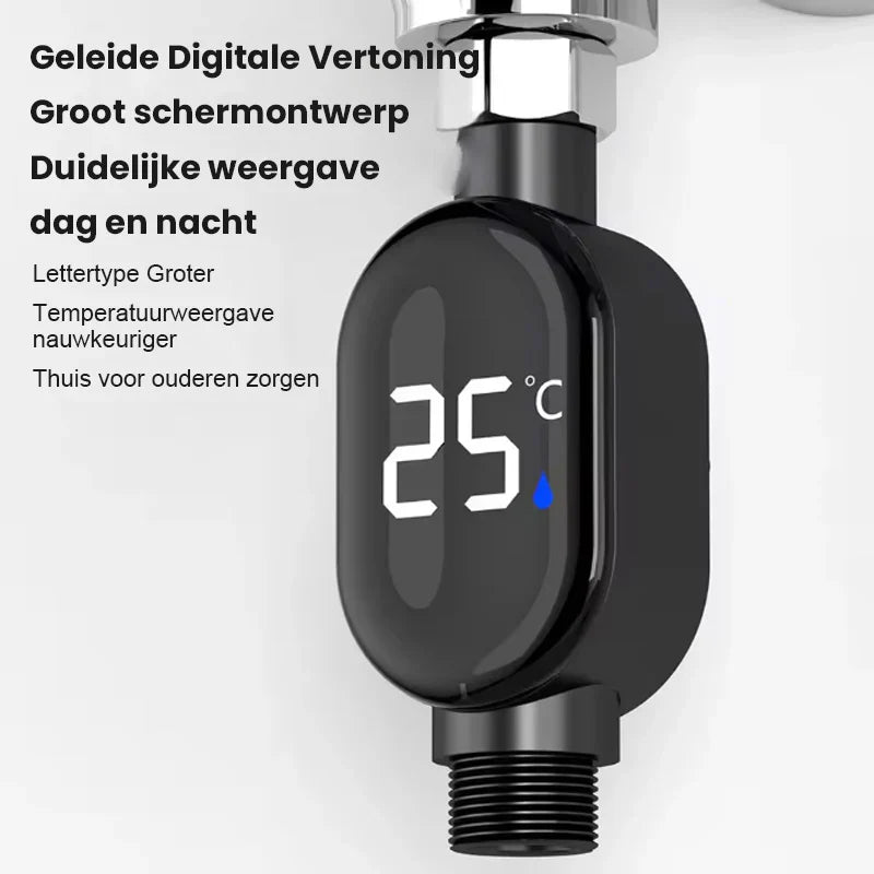 🚿 ¡COMPRA 2 LLEVA 3! 💧 Cabezal de Ducha con Indicador LED - Muestra la Temperatura del Agua con Colores, Fácil Instalación y Ahorro de Energía 🌈📦