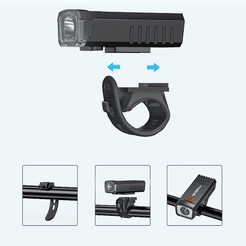 🔥Compre 2 y llévese 3 gratis: ¡una oferta inmejorable!🎉 Faro delantero LED recargable e impermeable para bicicleta con clip