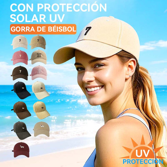 Gorra de Béisbol Versátil con Protección Solar