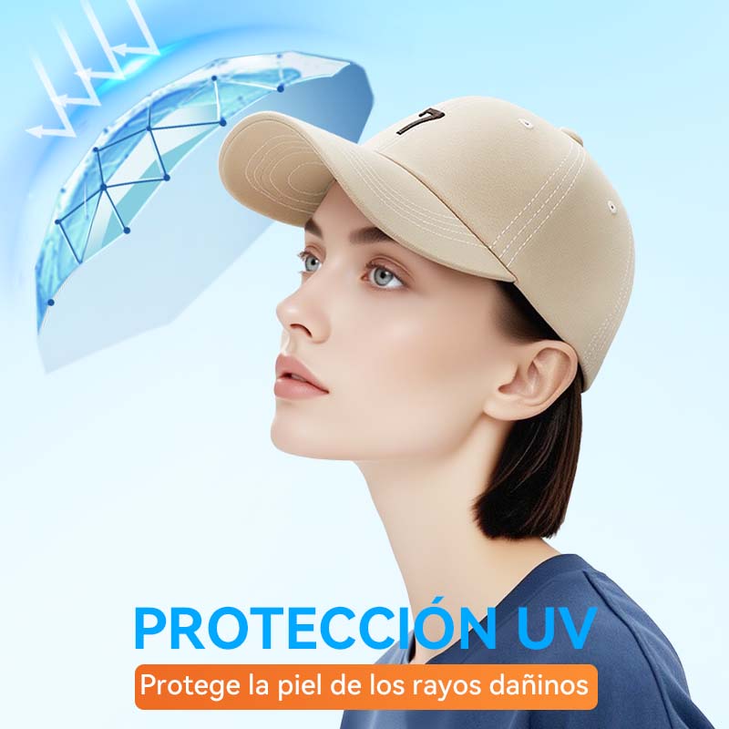 Gorra de Béisbol Versátil con Protección Solar