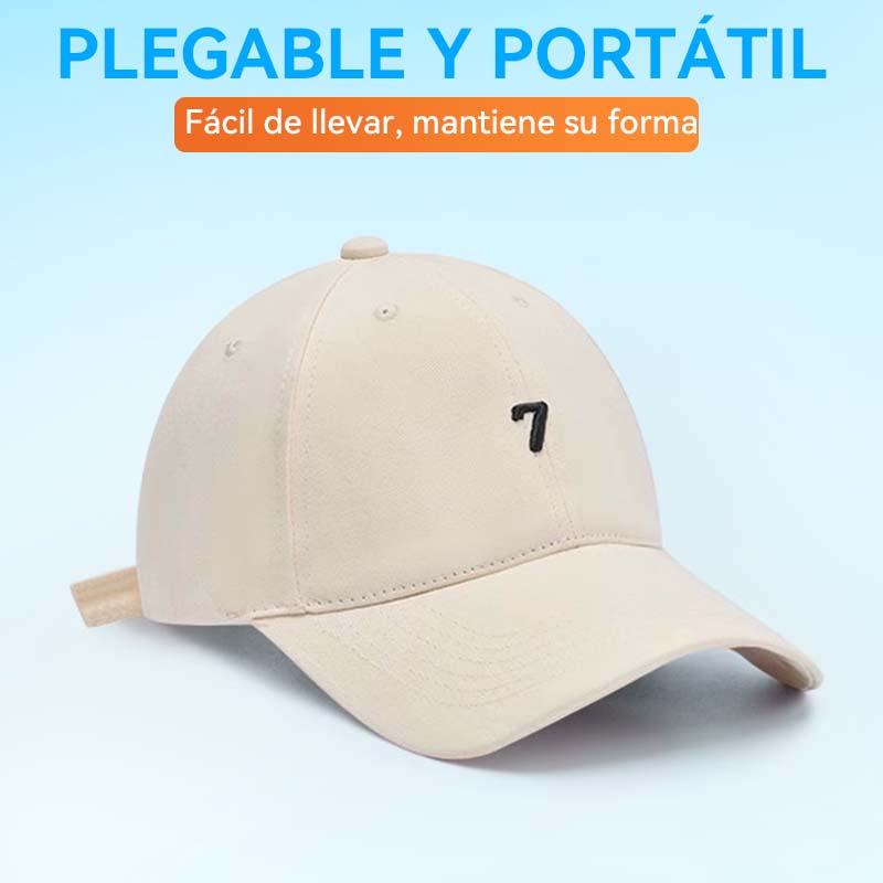 Gorra de Béisbol Versátil con Protección Solar