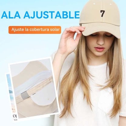 Gorra de Béisbol Versátil con Protección Solar
