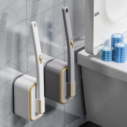 🏆¡¡¡PRECIO ESPECIAL DE LA SEMANA!!!✨Juego de escobilla de baño innovador para montar en la pared 🚽