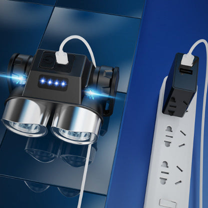 🔥Compre 2 y llévese 3 gratis: ¡una oferta inmejorable!🎉 Faro delantero LED recargable e impermeable para bicicleta con clip