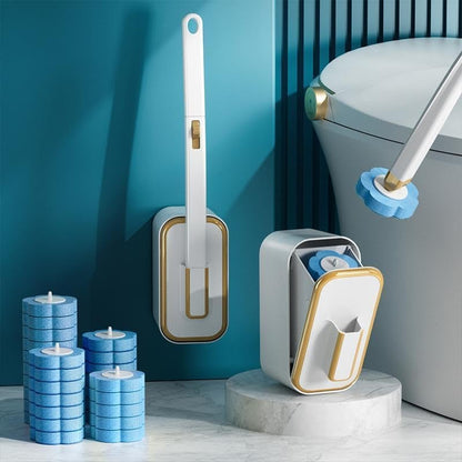 🏆¡¡¡PRECIO ESPECIAL DE LA SEMANA!!!✨Juego de escobilla de baño innovador para montar en la pared 🚽