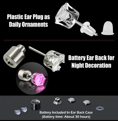 Elegantes pendientes con corona luminosa LED (50 % de descuento)