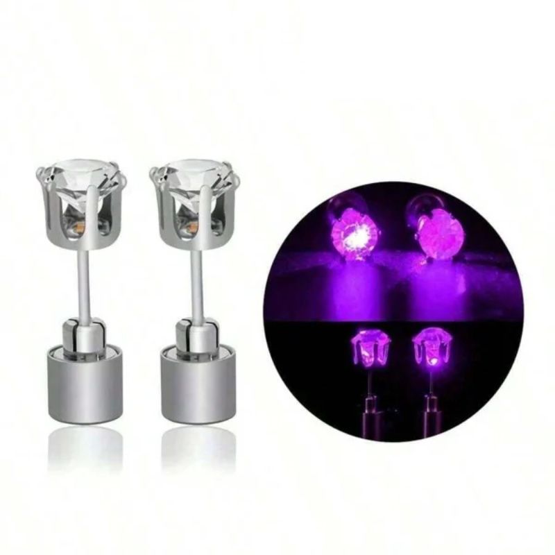 Elegantes pendientes con corona luminosa LED (50 % de descuento)