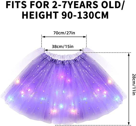 🔥Oferta Express🔥Vestido de tutú LED mágico y luminoso