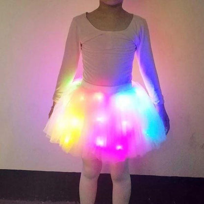 🔥Oferta Express🔥Vestido de tutú LED mágico y luminoso