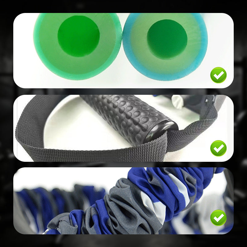 Camilla de resistencia de 3 orificios de látex natural