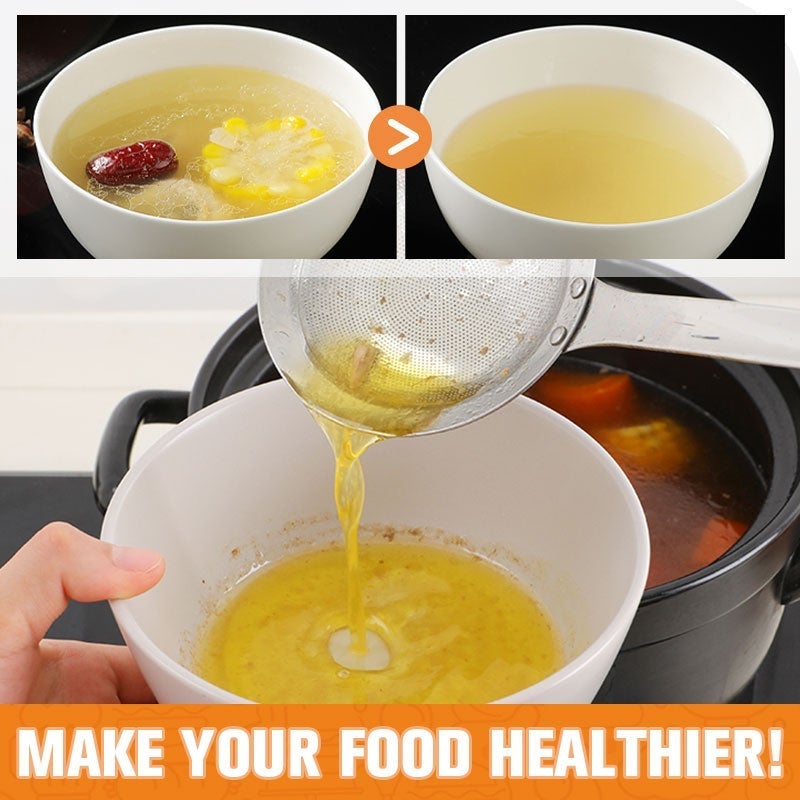 Cuchara Coladora de Aceite de Acero Inoxidable - 🔥Compre 1 y llévese 1 gratis🔥