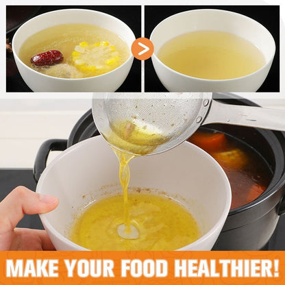 Cuchara Coladora de Aceite de Acero Inoxidable - 🔥Compre 1 y llévese 1 gratis🔥