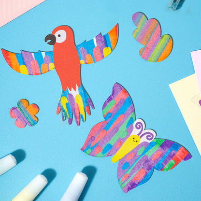 🎁Promoción de Halloween 50 % DE DESCUENTO🎃Set de pintura colorida con raspador para niños🎨