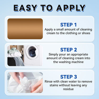 Pasta limpiadora multiusos para ropa y calzado