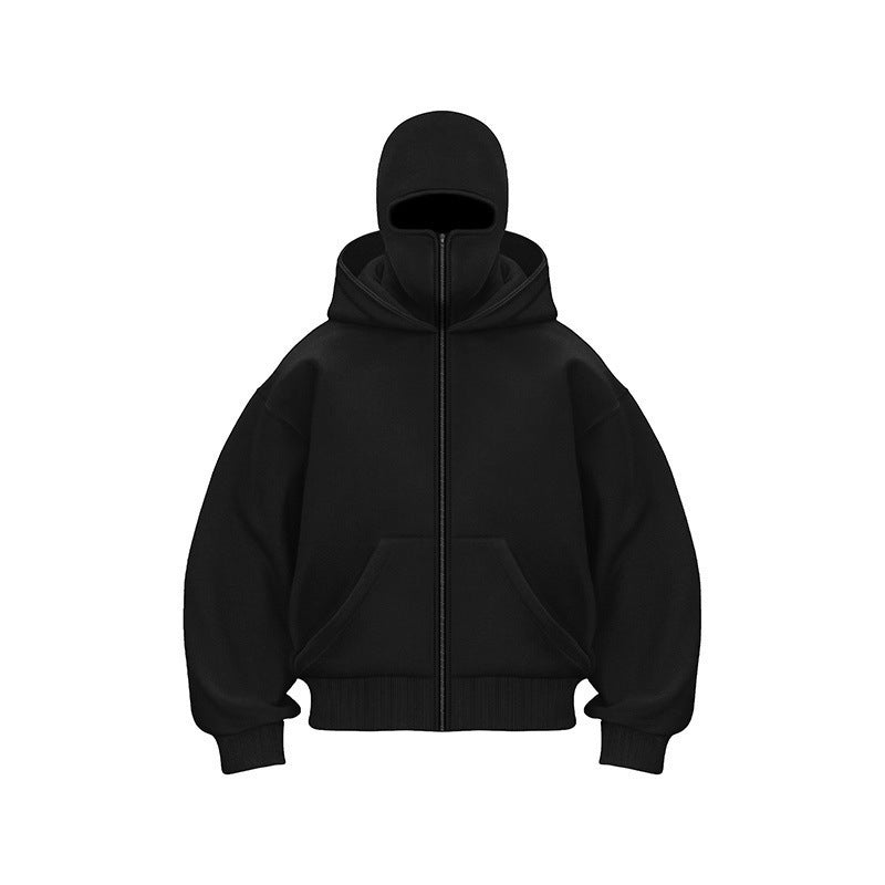 Sudadera con capucha y cremallera Ninja para hombre y mujer