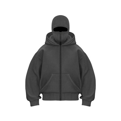 Sudadera con capucha y cremallera Ninja para hombre y mujer
