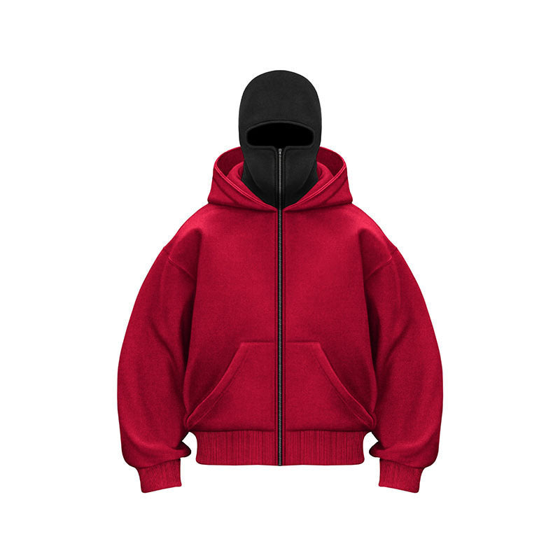 Sudadera con capucha y cremallera Ninja para hombre y mujer