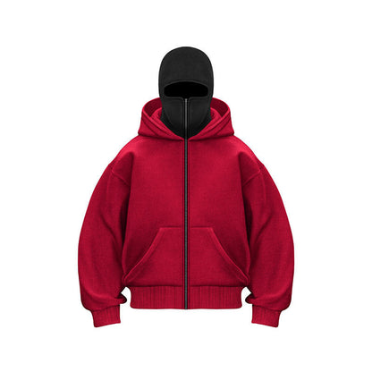 Sudadera con capucha y cremallera Ninja para hombre y mujer