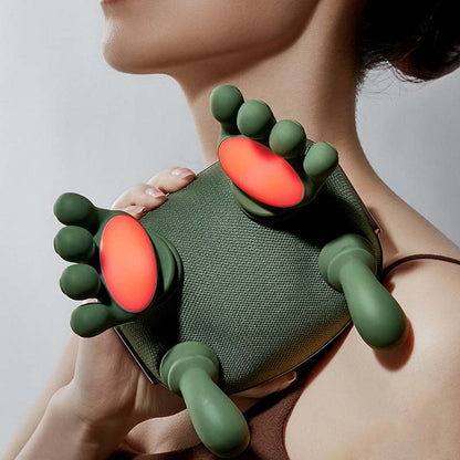 💆‍♂️ 50% OFF WHILE STOCKS LAST! ✨ Neck Massage Pillow - 3-Speed Heat Therapy, Relieves Pain & Stress, Portable for Home/Office 🔥📦