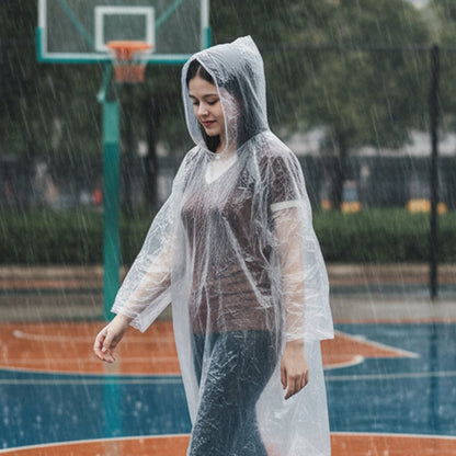 🌧️ ¡COMPRA 2 Y LLÉVATE 1 GRATIS! ✨ Poncho impermeable portátil para adultos: ligero e impermeable, fácil de guardar para uso en emergencias o al aire libre 🏕️📦