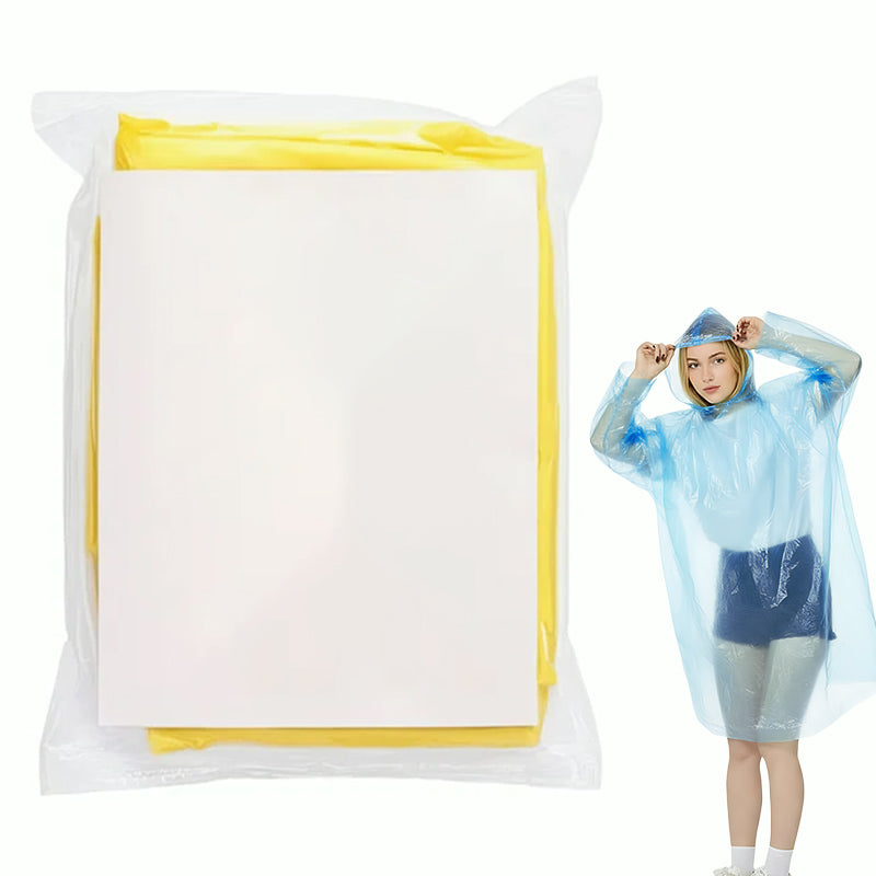 🌧️ ¡COMPRA 2 Y LLÉVATE 1 GRATIS! ✨ Poncho impermeable portátil para adultos: ligero e impermeable, fácil de guardar para uso en emergencias o al aire libre 🏕️📦