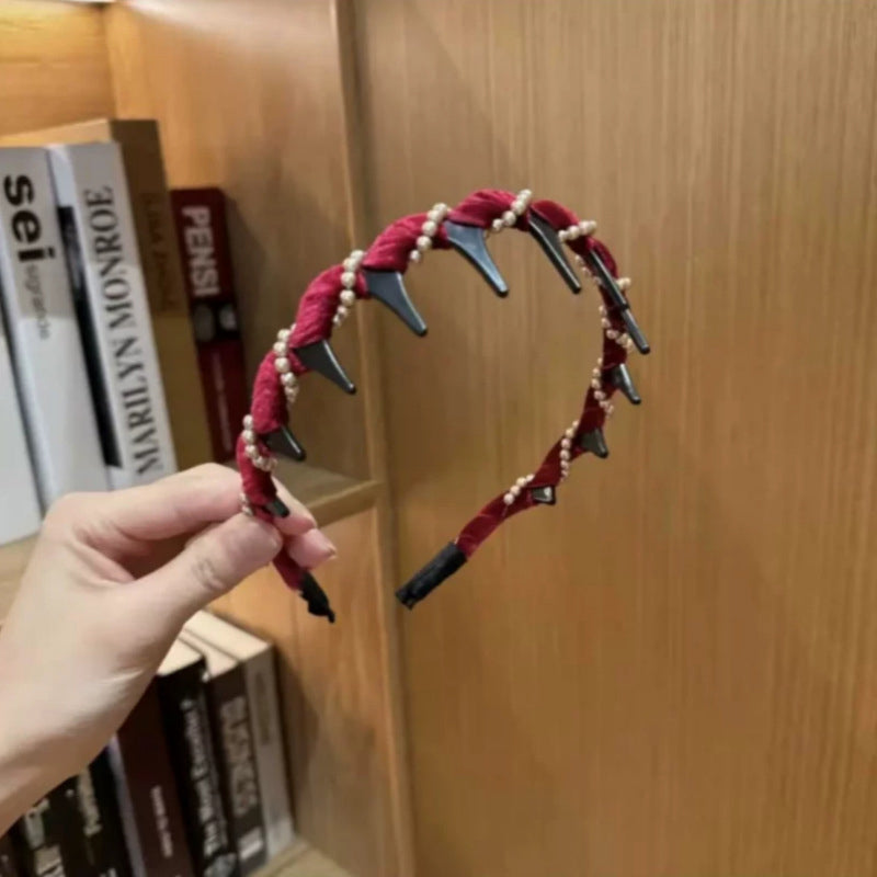 🔥 ¡OFERTA CALIENTE! 🔥 Diadema Vintage de Perlas Artificiales (50% DE DESCUENTO)