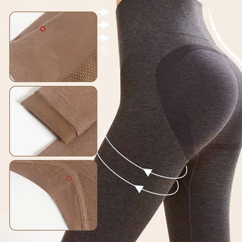 Leggings térmicos de cintura alta y corte ajustado para mujer