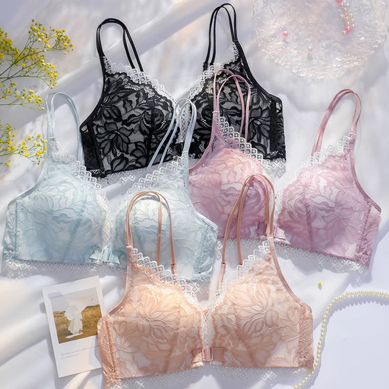 Sujetador anticaída con cierre fronta