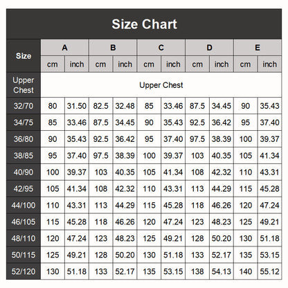 Sujetador anticaída con cierre fronta