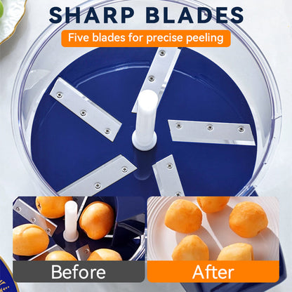 ⏳50 % de descuento por tiempo limitado⏰Pelador eléctrico transparente para frutas y verduras🍇🧄