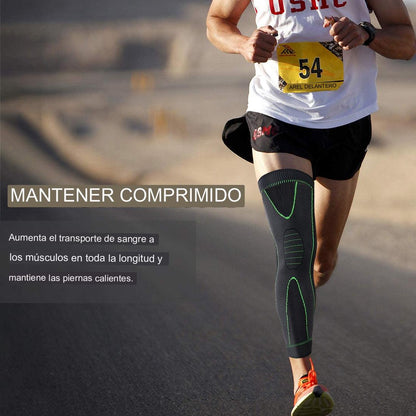 Rodilleras Mallas Deporte Hombres Baloncesto Rodilla Alargada Compresión Leg Warmers