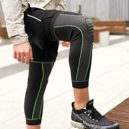 Rodilleras Mallas Deporte Hombres Baloncesto Rodilla Alargada Compresión Leg Warmers