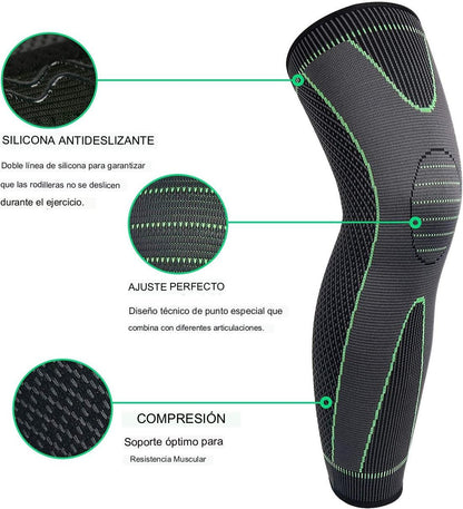 Rodilleras Mallas Deporte Hombres Baloncesto Rodilla Alargada Compresión Leg Warmers
