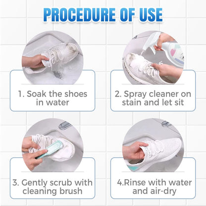 Spray Limpiabotas Portátil Quick White