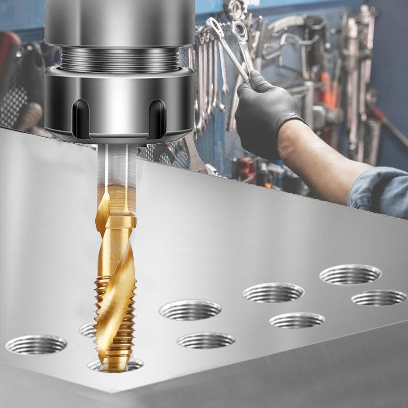 Juego de 6 piezas de brocas espirales compuestas multiuso