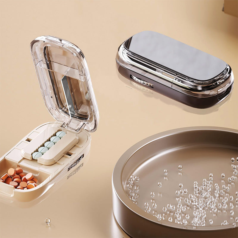 Pastillero portátil con cortado