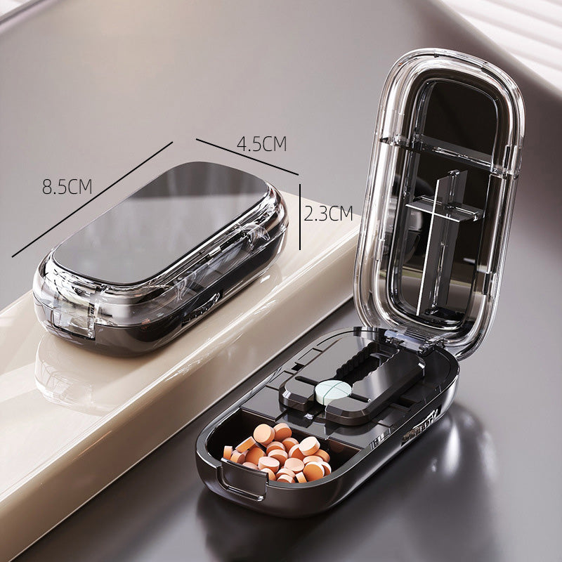 Pastillero portátil con cortado