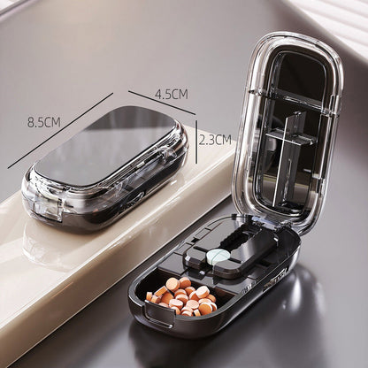 Pastillero portátil con cortado