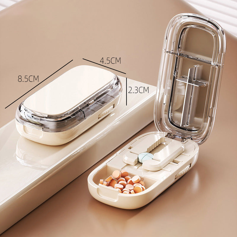 Pastillero portátil con cortado