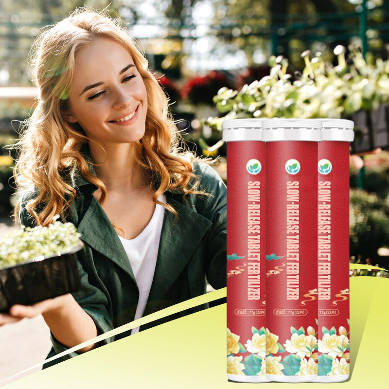 Fertilizante multiuso en tabletas de liberación lenta para plantas