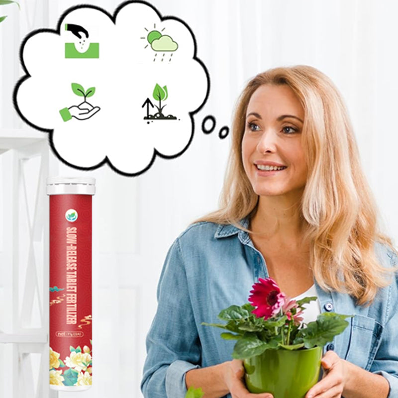 Fertilizante multiuso en tabletas de liberación lenta para plantas